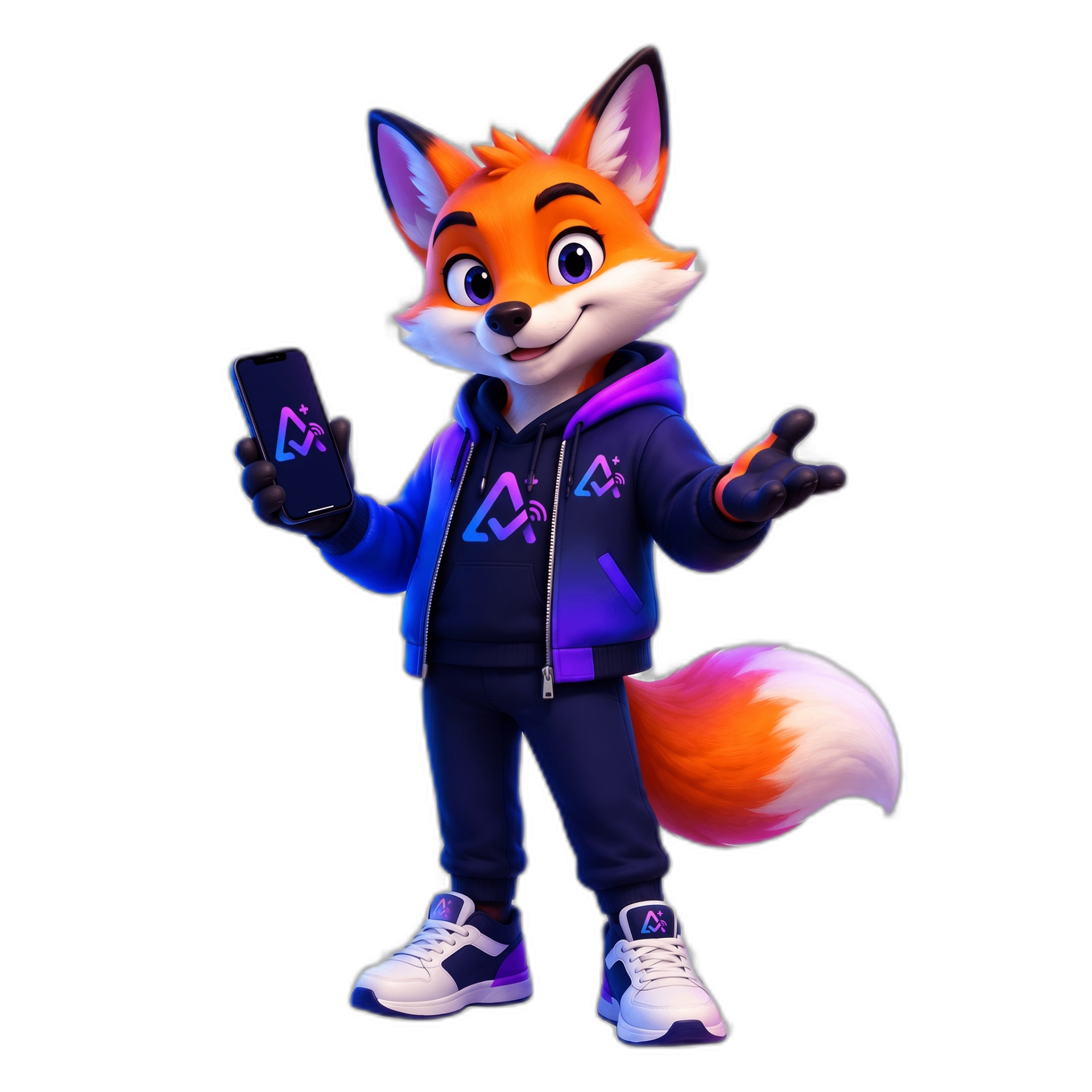 AboFix Fuchs Maskottchen