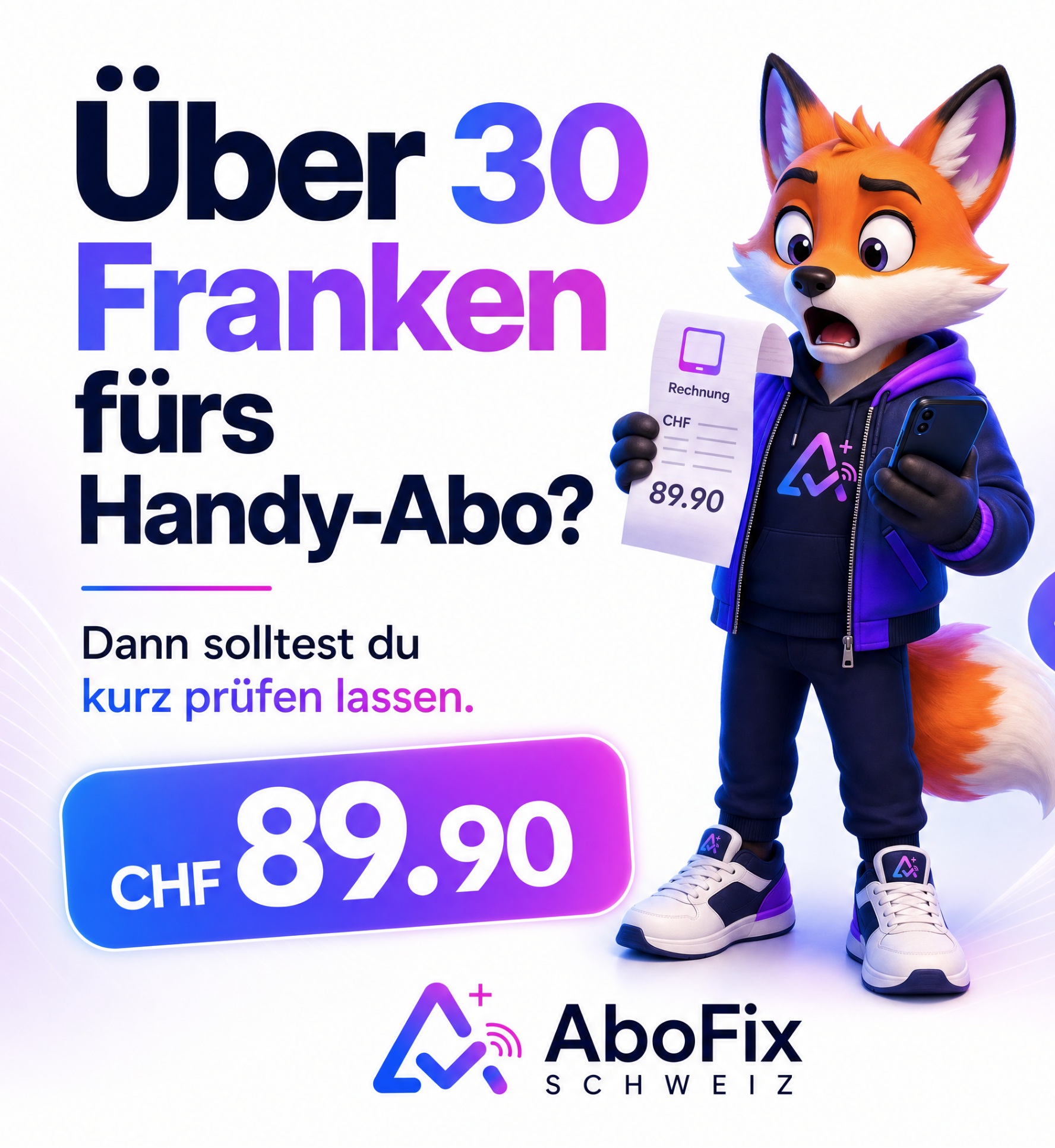 AboFix Fuchs sagt: Lass dich nicht verarschen!